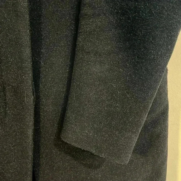 [XS]Babaton Pearce Wool Cashmere Blend WMN Hooded Mid  Length Coat Peacoat - Picture 9 of 16
